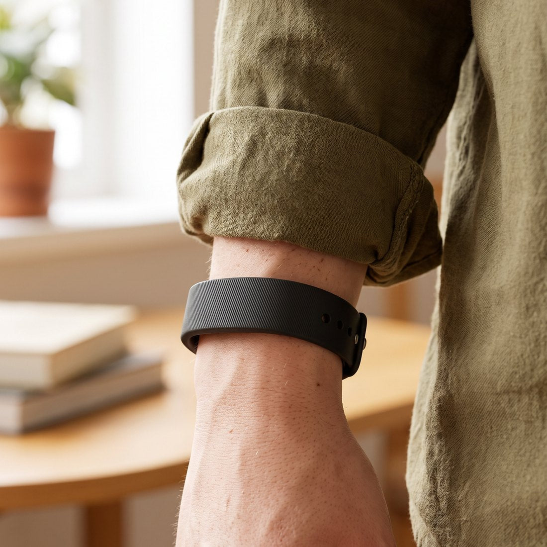 Put the band on your wrist